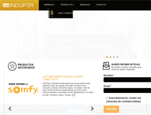 Tablet Screenshot of induper.com